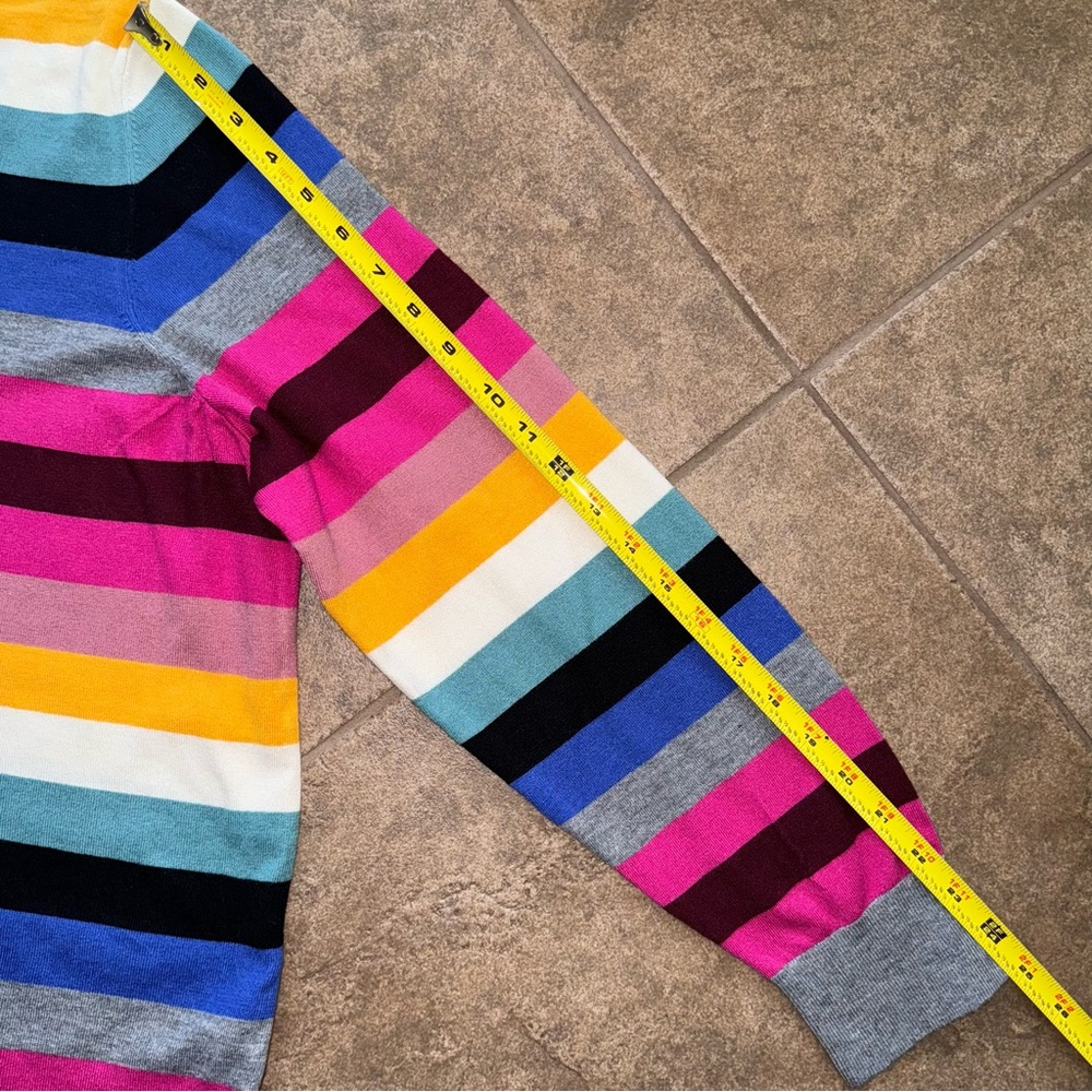 Like NEW - Lane Bryant Classic Multi-Stripe Pullover Sweater - Picture 11 of 15